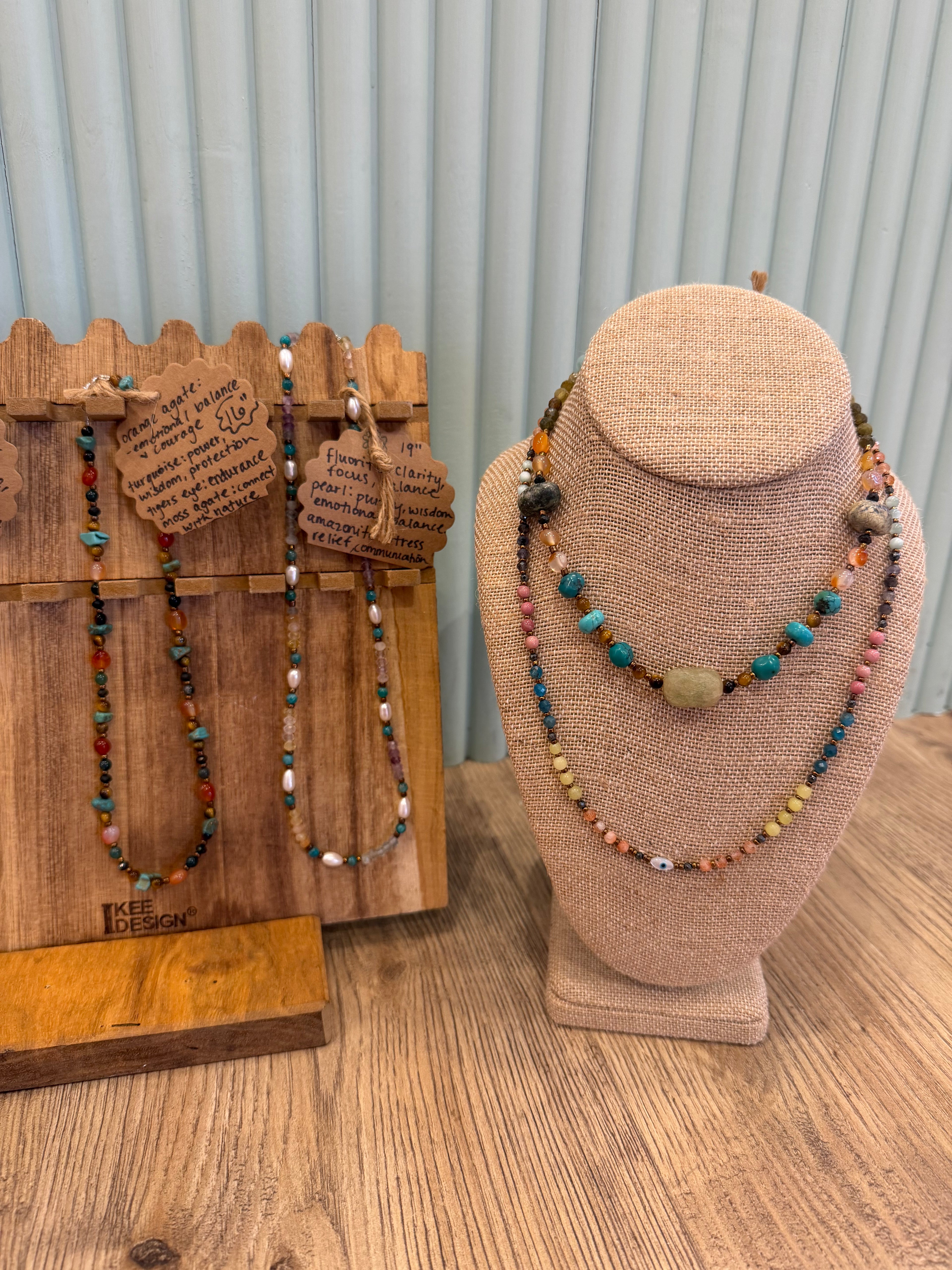 Silver &amp; Soil Studio Beaded Necklace