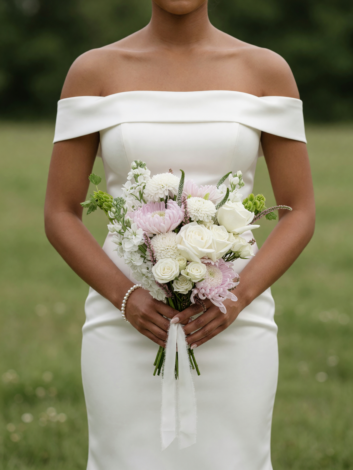 Petite Bridal Bouquet Garden Style