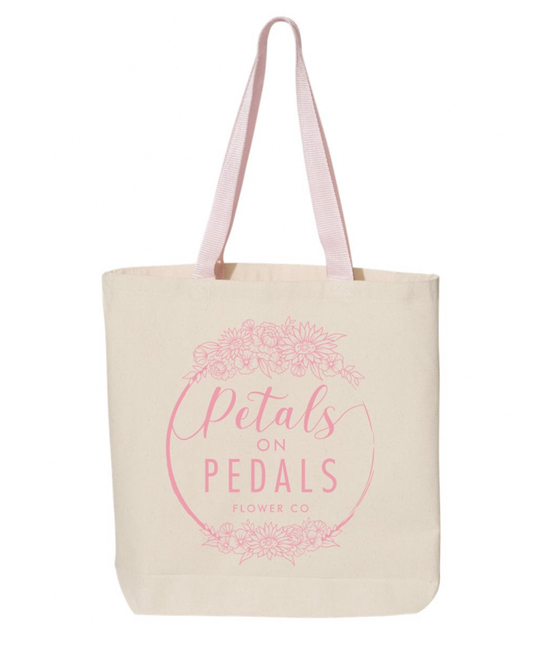 Petals on Pedals Tote Bag