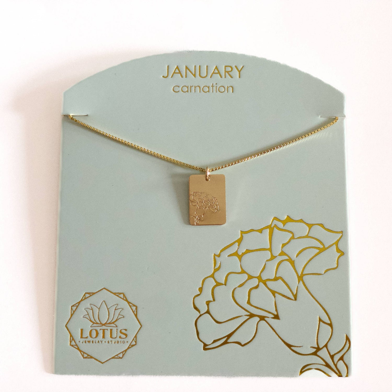 Birth Flower Necklace