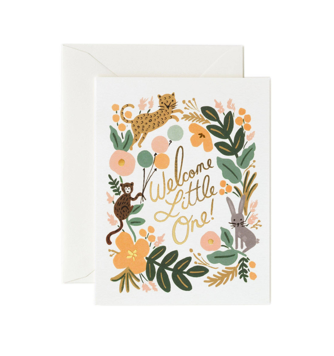 Menagerie Baby Card Welcome Little One!