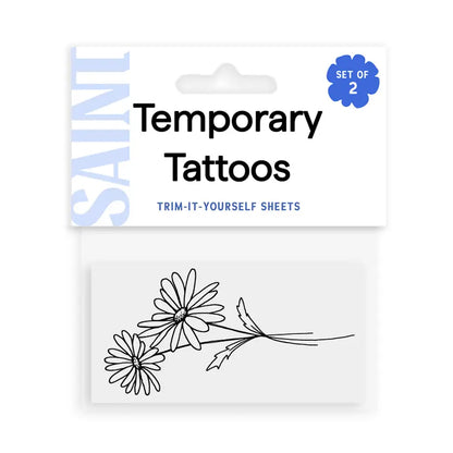 Birth Flower Temporary Tattoo