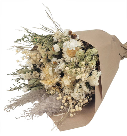 Dried Lacey Floral Bouquet Size M