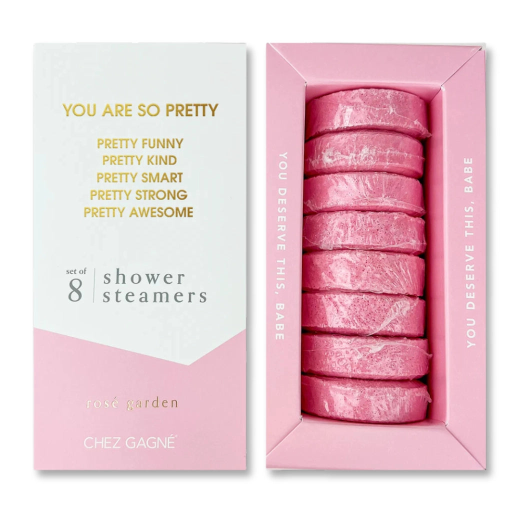 You Are So Pretty Shower Steamers - Rosé Garden - Set of 8 Tab
