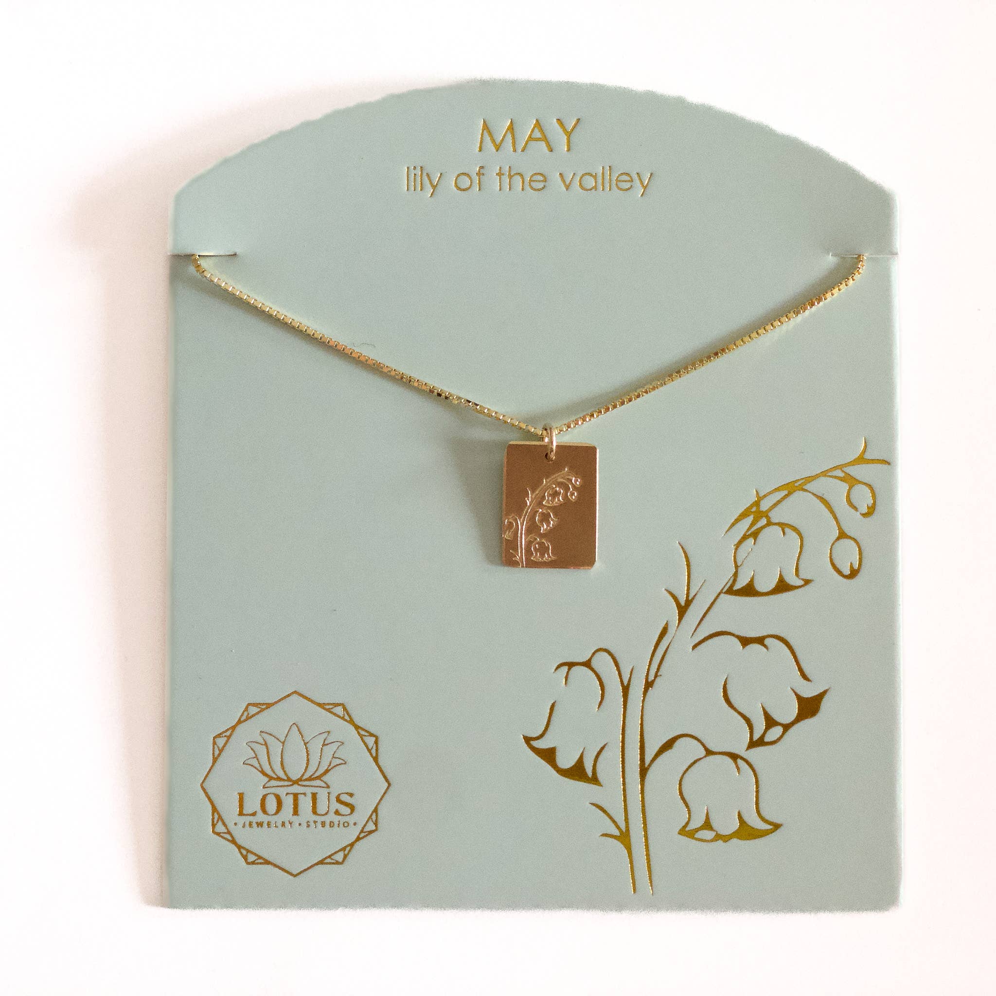 Birth Flower Necklace