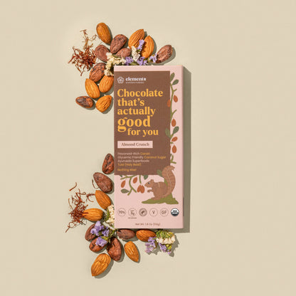 Almond Crunch Dark Chocolate Bar