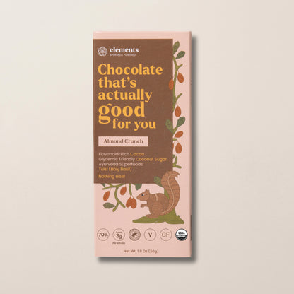 Almond Crunch Dark Chocolate Bar