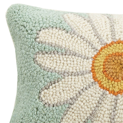 Blue Daisy Hook Pillow