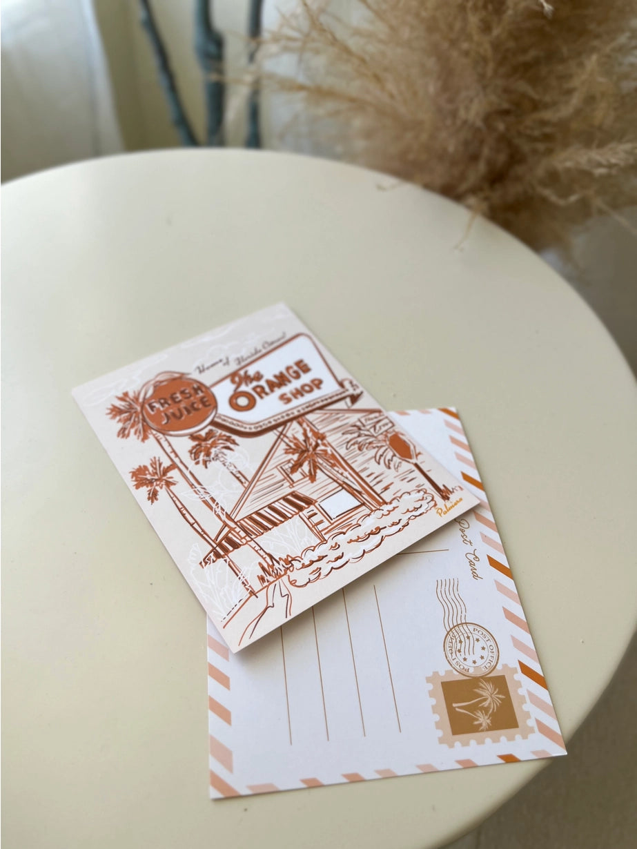 The Orange Shop Postcard