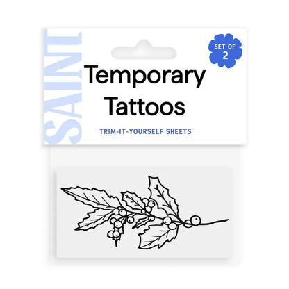 Birth Flower Temporary Tattoo