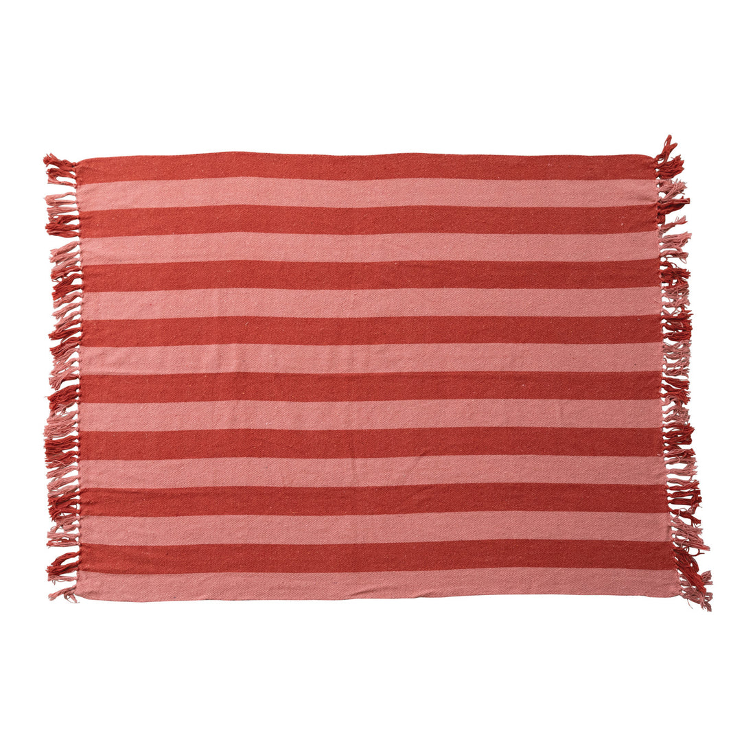 Candycane Woven Recycled Throw