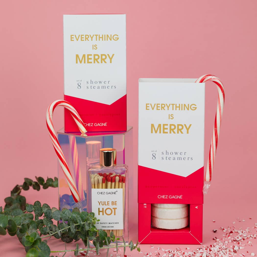Everything is Merry Shower Steamers (Peppermint + Eucalyptus)