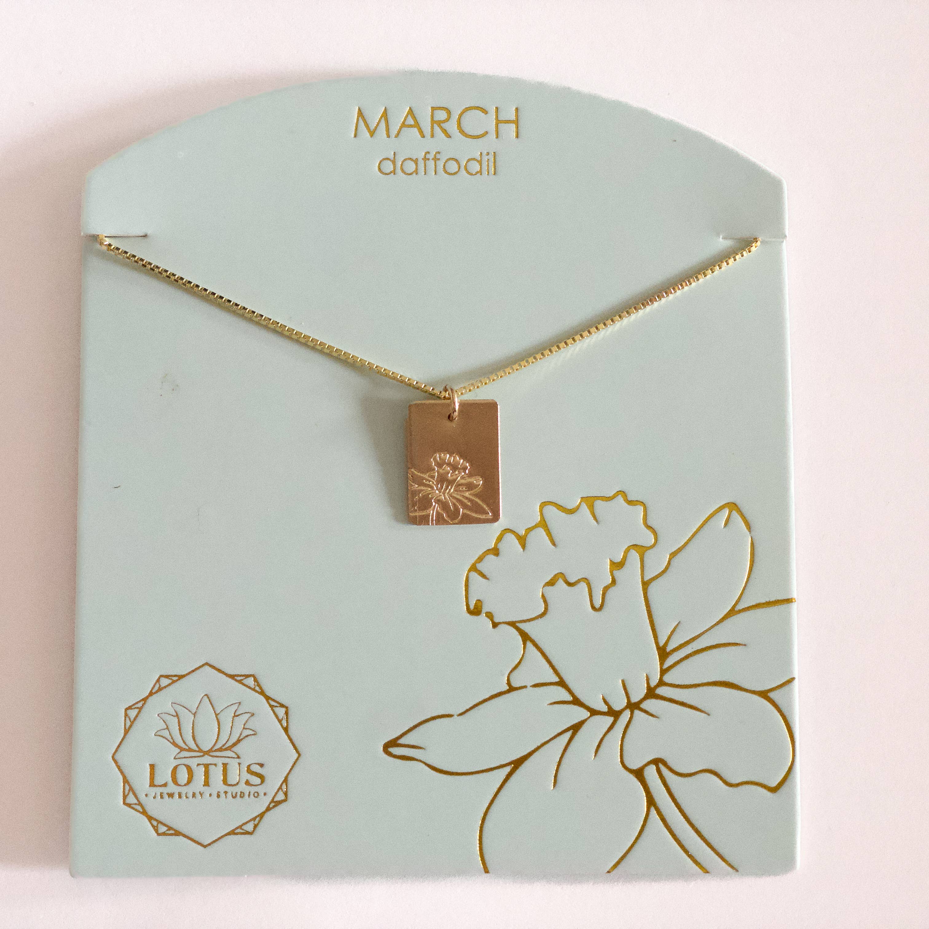 Birth Flower Necklace