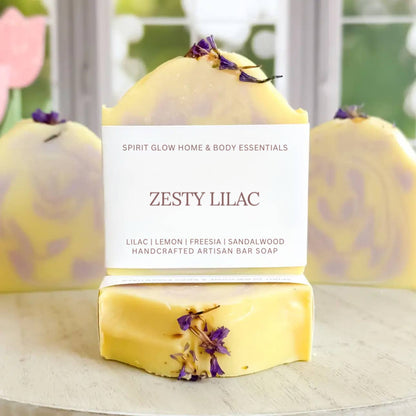 Zesty Lilac Artisan Soap Bar 