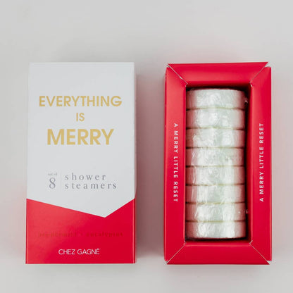 Everything is Merry Shower Steamers (Peppermint + Eucalyptus)