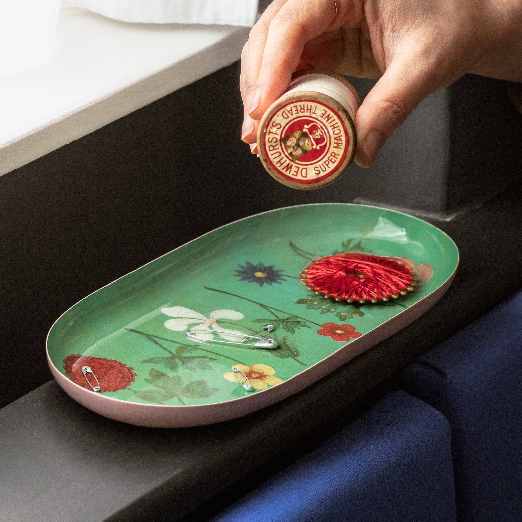 Oval Enamel Tray
