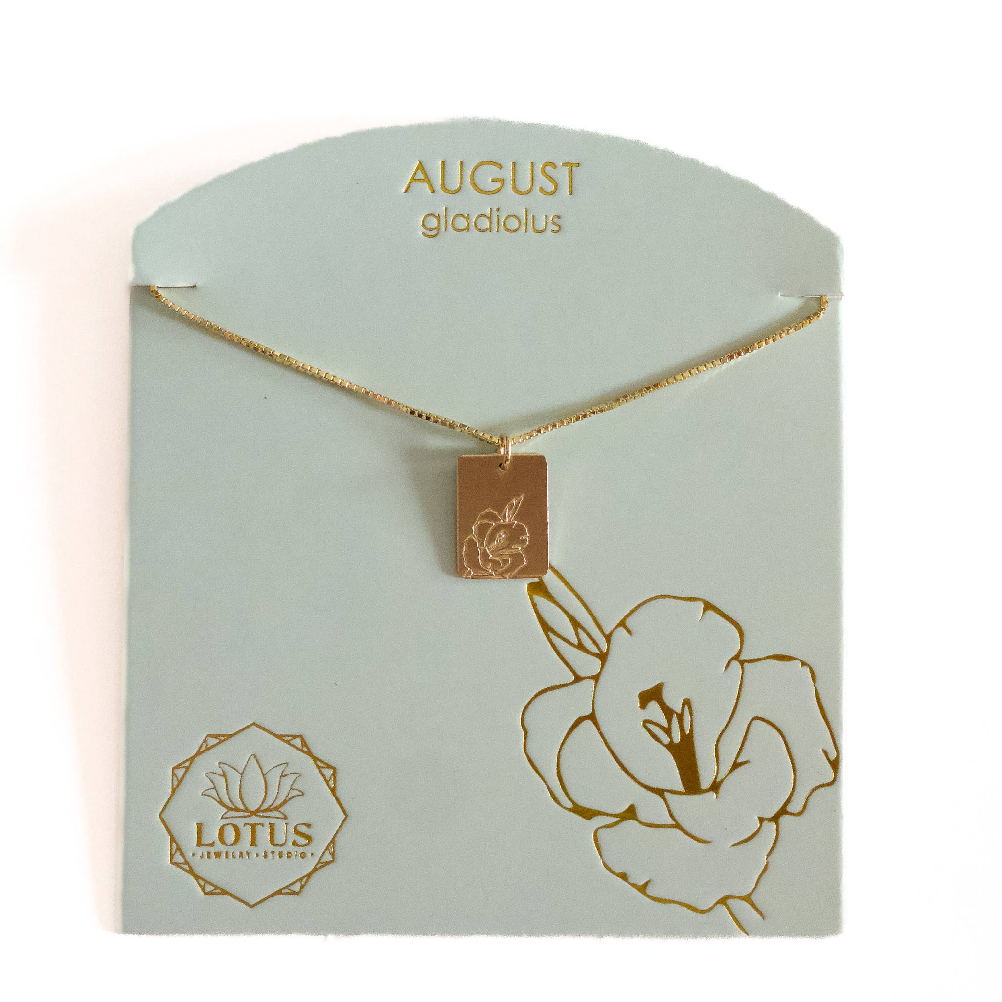 Birth Flower Necklace